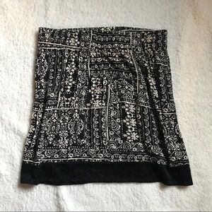 Dress barn Black Stretch waist black lace skirt